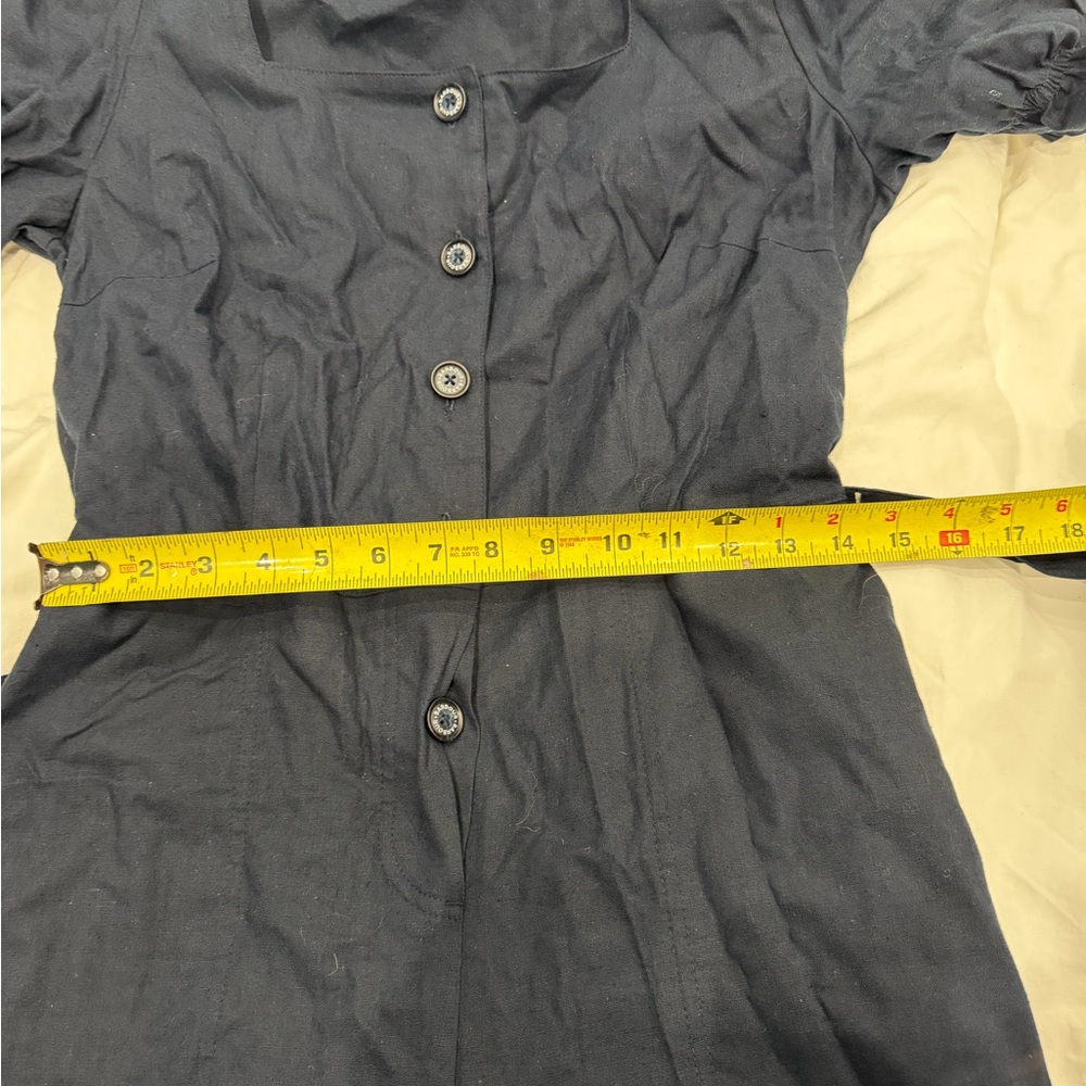 Barbour Navy Long Sleeve Jumpsuit - Picture 6 of 8
